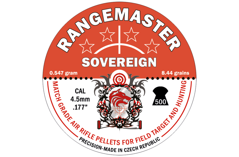 Rangemaster Sovereign 8.44gr 4.5mm  .177 (500 in tin)