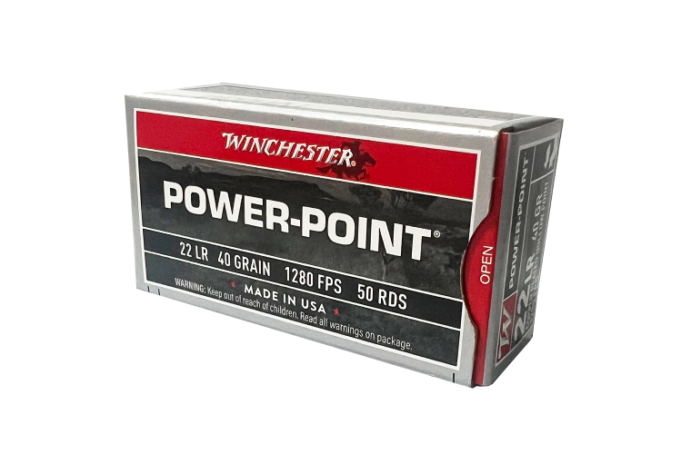 Winchester Power Point 22LR 40gr HP copper plated