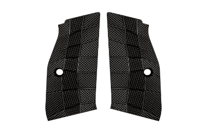  LOK Grips CZ GridLOK Black Suit Short Magwell