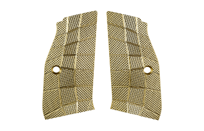  LOK Grips CZ GridLOK Brass Suit Short Magwell