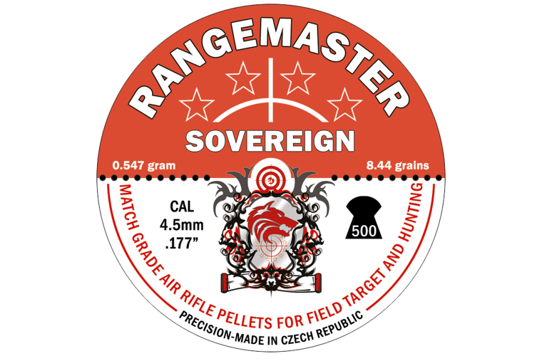 Rangemaster Sovereign 8.44gr 4.5mm  .177 (500 in tin)