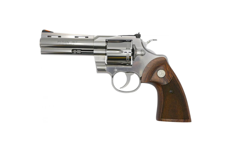 Colt Python Stainless 357Mag 4.25" Barrel 6rnd