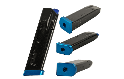  LOK Grips CZ Shadow 2 Mag Base Pads +0 Blue