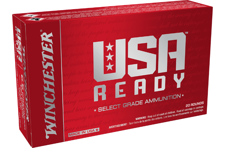 Winchester USA Ready 6.5 Creedmoor 140gr FMJ
