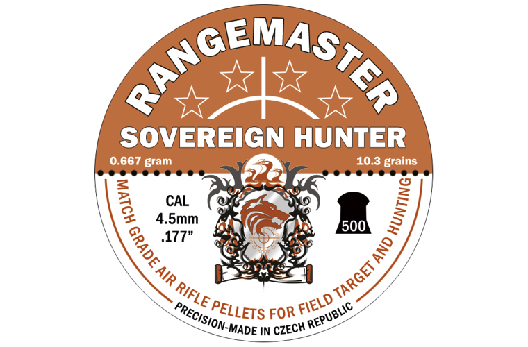 Rangemaster Sovereign Hunter 10.33g 4.5mm .177 (500 in tin)