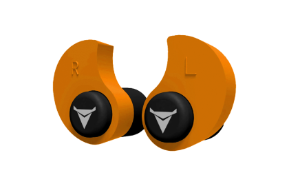  Decibullz Custom Molded Earplugs Orange