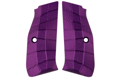  LOK Grips CZ GridLOK Purple Full Size No Magwell