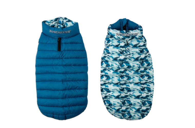 Winchester Premium Reversable Puffy Vest Camo Blue XXL