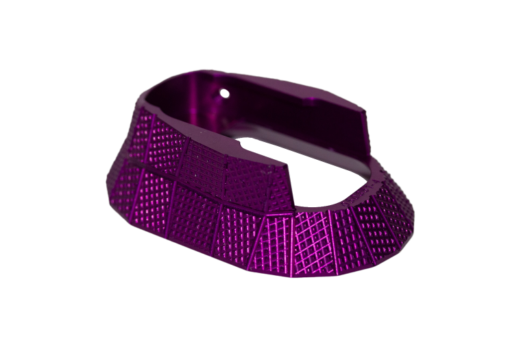 LOK Grips CZ TS Series GridLOK Magwell Purple