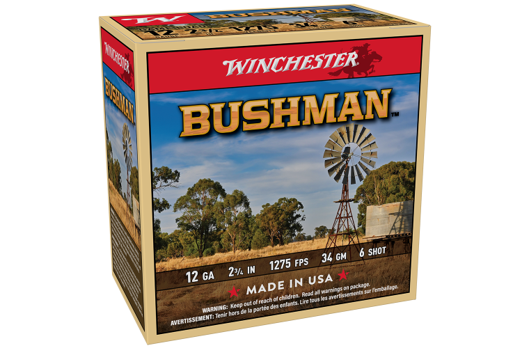 Winchester Bushman 12G 6 2-3/4" 34gm RRP $250/250