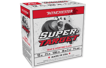  Winchester Super Target 12ga 1250fps 7.5 2-3/4" 28gm