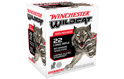  Winchester Wildcat 22LR 40gr Copper Plated Dynapoint