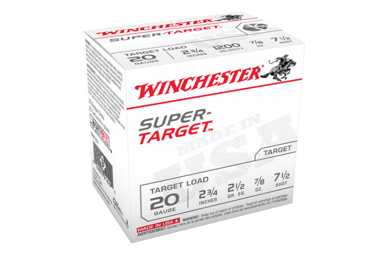 Winchester Super Target 20G 1200fps 7.5 2-3/4" 24gm