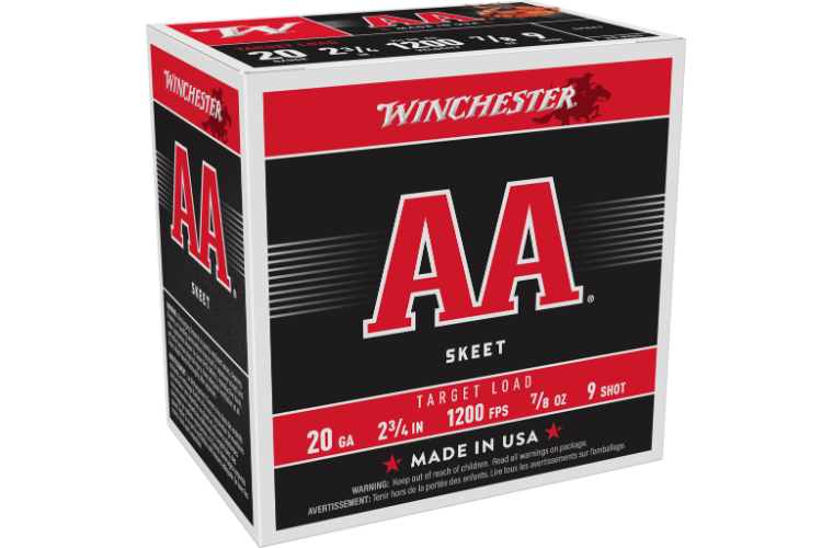 Winchester AA Target 20G 1200fps 9 2-3/4" 24gm