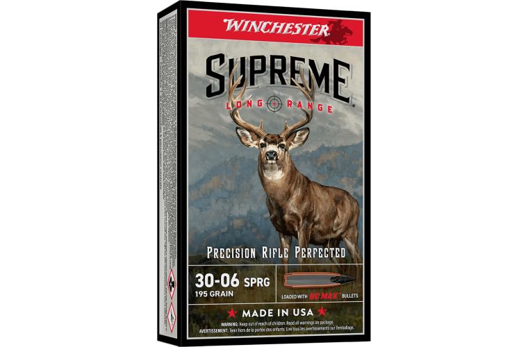 Winchester Supreme Long Range 30-06 Sprg 195gr BC Max