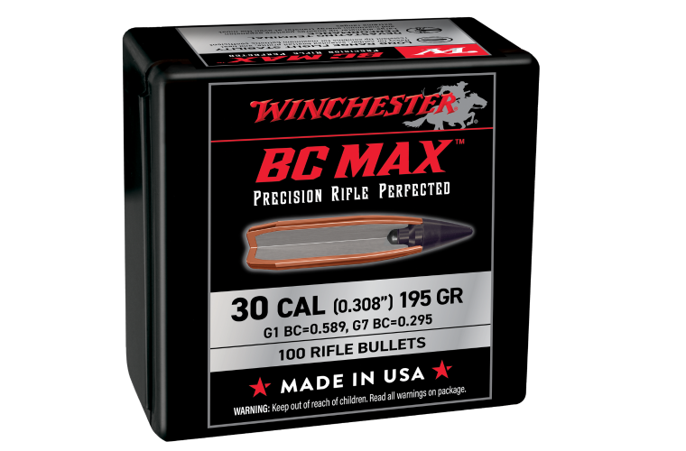 Winchester BC Max Component Bullets 30Cal 195gr