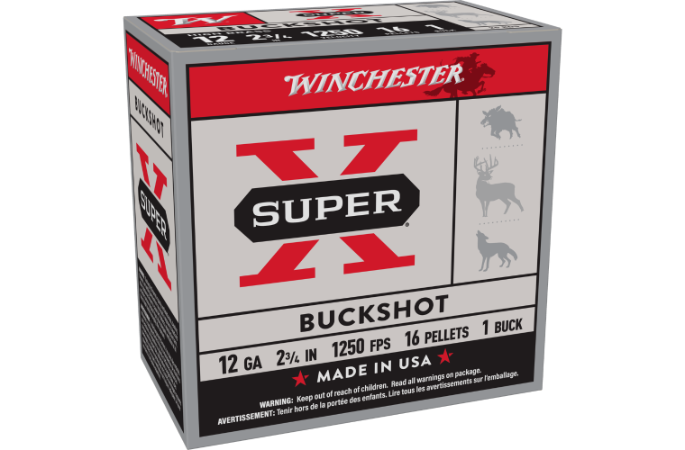 Winchester Buckshot 12G 1Buck 2-3/4" 16 pellet