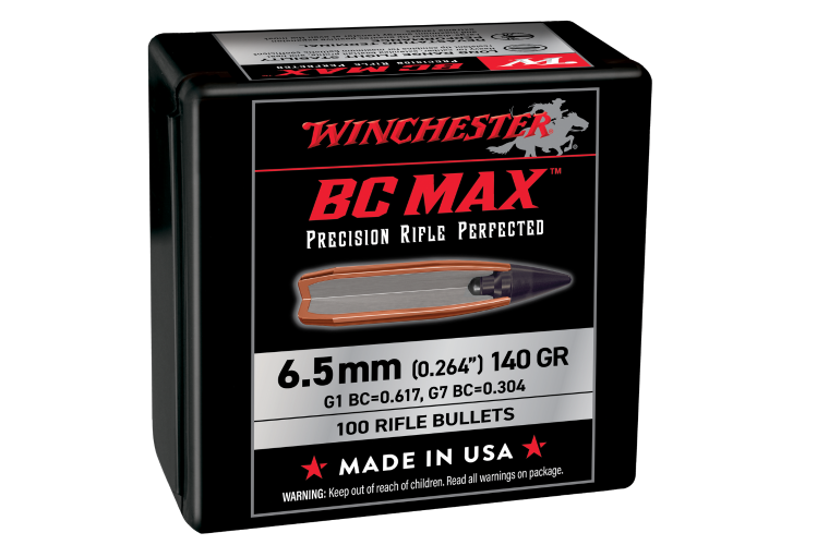 Winchester BC Max Component Bullets 6.5mm 140gr