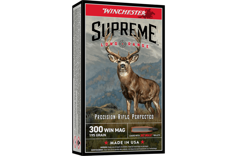 Winchester Supreme Long Range 300Win Mag 195gr BC Max