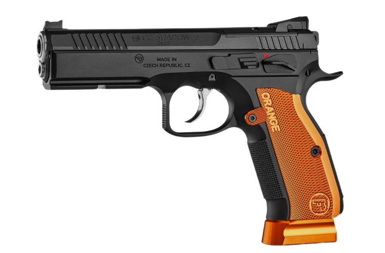 CZ 75 Shadow 2 9MM 120mm Orange, Optic Ready. 1x 10rnd