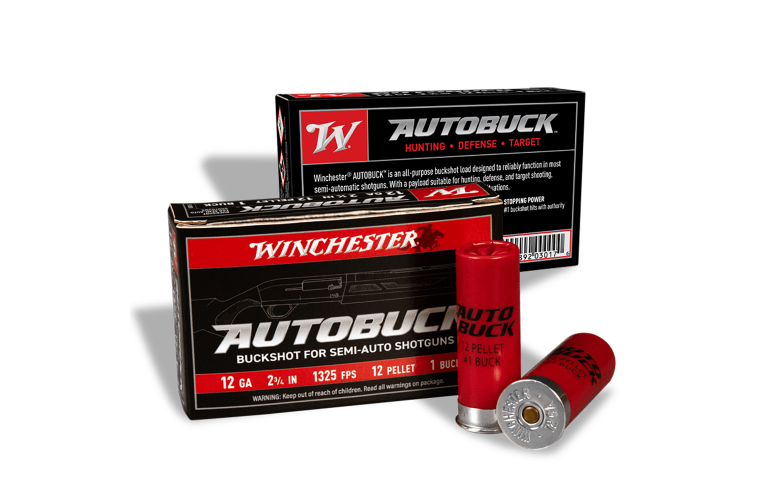 Winchester Buckshot 12GA Autobuck 2-3/4" 12 Pellet