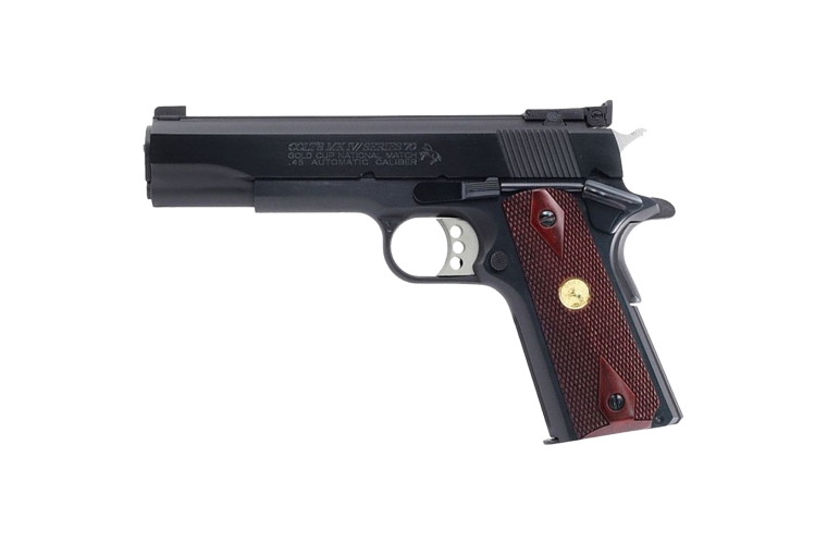 Colt Gold Cup National Match Blued 45ACP 127mm, 1x 9rnd Mag