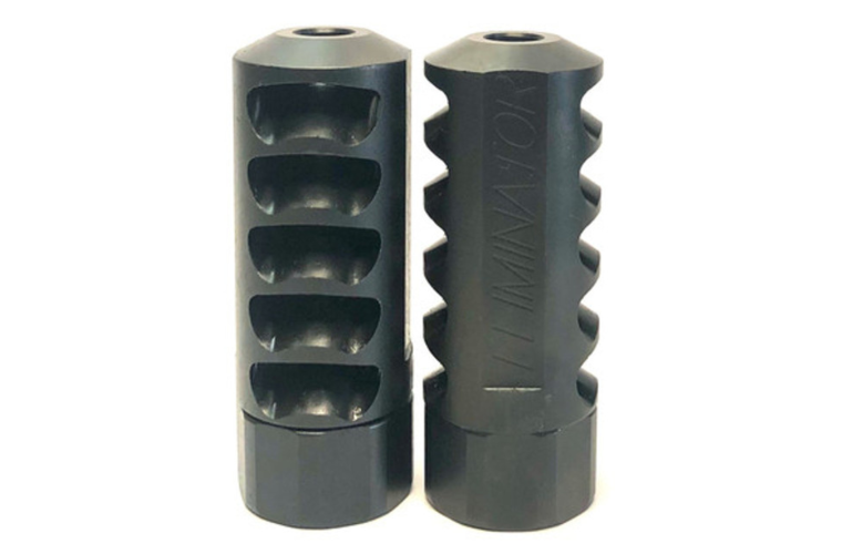 Grizzly Eliminator M13 x 0.75 Muzzle Brake Blued Finish